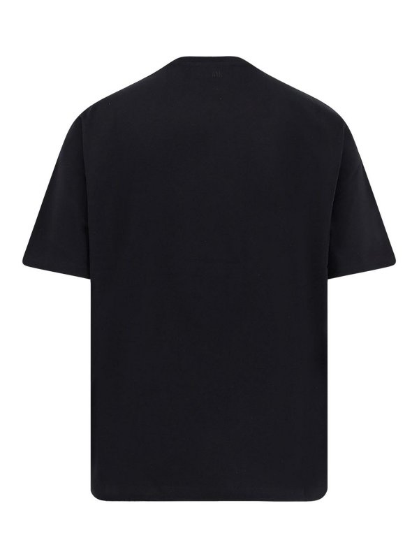AMI PARIS: Camisetas online - Camiseta - Negro