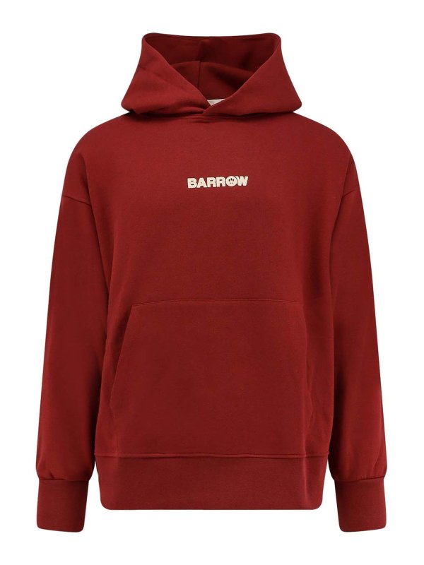 BARROW: スウェット＆セーター - スウェットシャツ/セーター - ダークレッド
