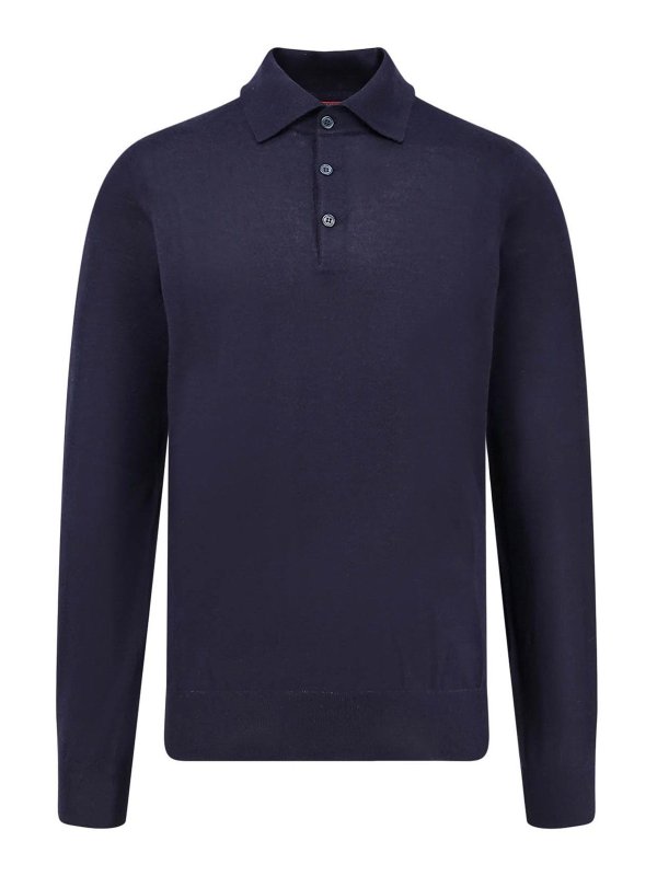 BRUNELLO CUCINELLI: polo shirts - Cashmere and silk pole