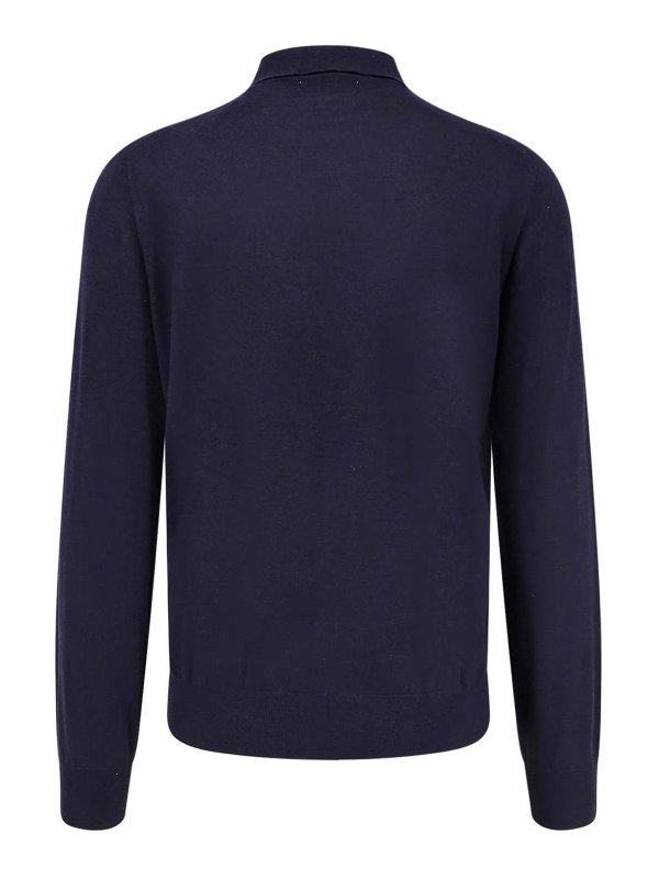 BRUNELLO CUCINELLI: polo shirts online - Cashmere and silk pole