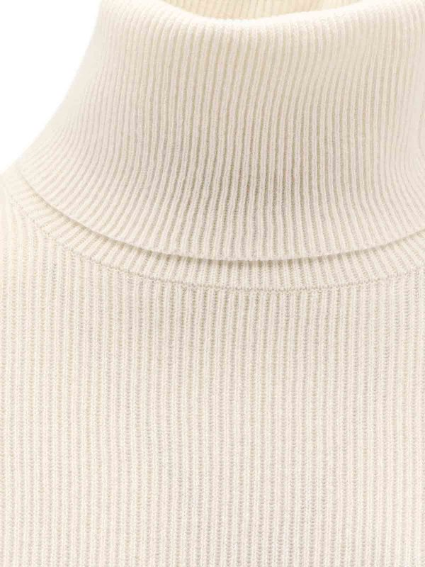 The Best Shops BRUNELLO CUCINELLI: U-Boot-Ausschnitt - U-Boot-Pullover - Weiß