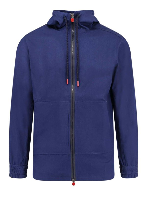 KITON: Sweatshirts & Pulls - Sweat-Shirts - Bleu