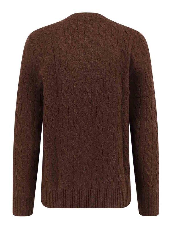 POLO RALPH LAUREN: boat necks online - Wool and cashmere braids shirt