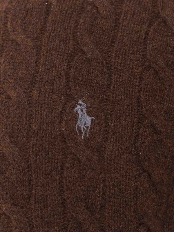 The Best Shops POLO RALPH LAUREN: boat necks - Wool and cashmere braids shirt