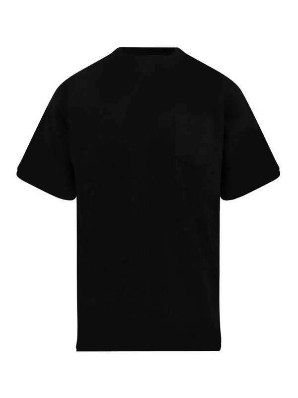Sacai: T-shirts - T-Shirt - Noir