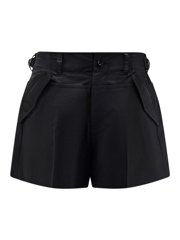 Sacai: Shorts - Shorts - Negro