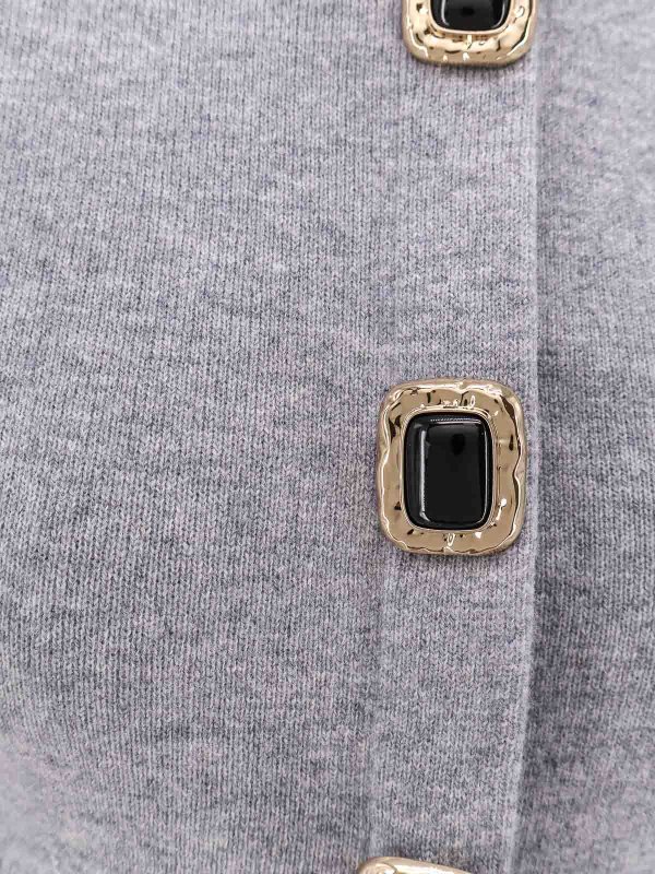 The Best Shops Self Portrait: Cardigans - Cardigan - Grau