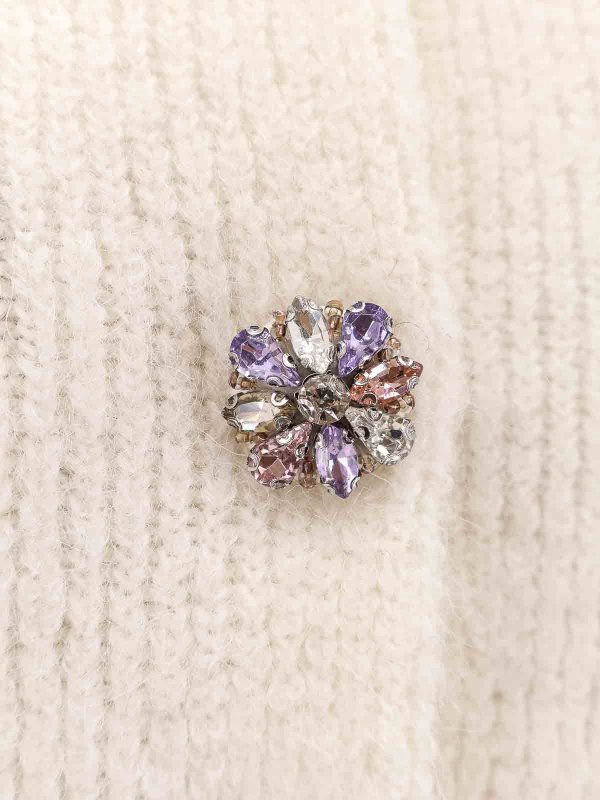 The Best Shops Self Portrait: Cardigans - Cardigan - Weiß