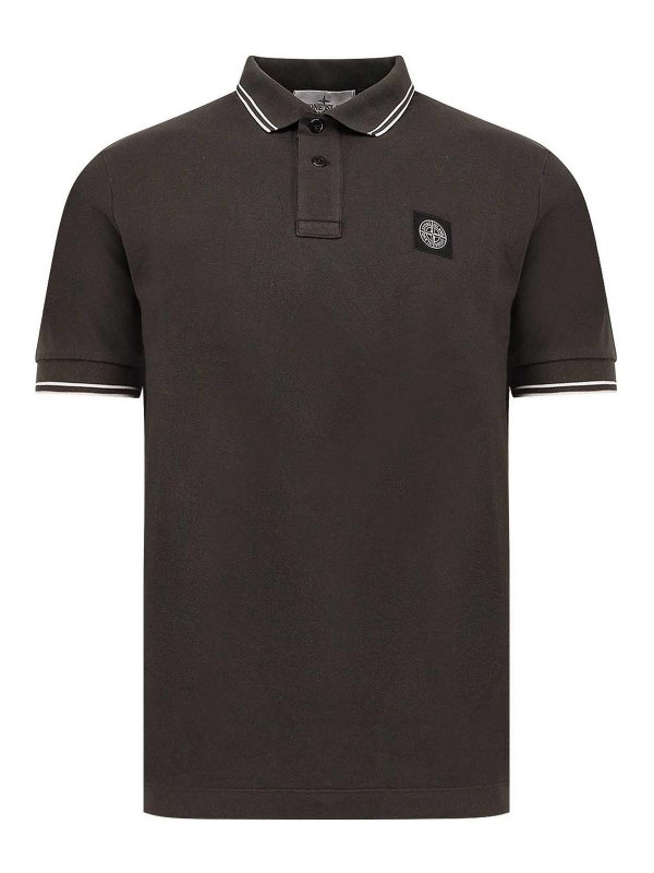 STONE ISLAND: polo shirts - Stretch organic cotton pole
