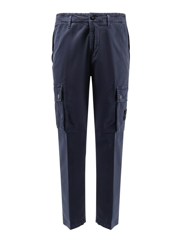 STONE ISLAND: casual trousers - Organic cotton trousers