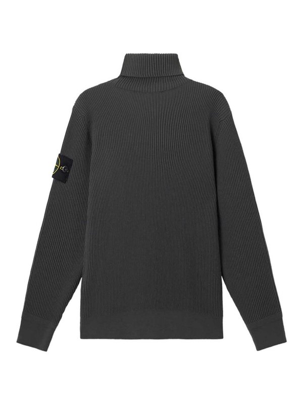 STONE ISLAND: U-Boot-Ausschnitt online - U-Boot-Pullover - Grau