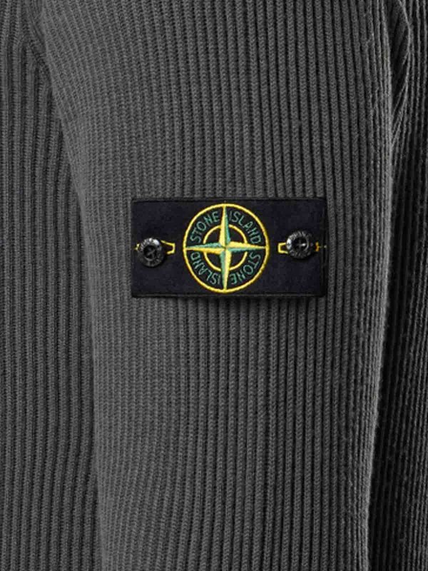 The Best Shops STONE ISLAND: U-Boot-Ausschnitt - U-Boot-Pullover - Grau