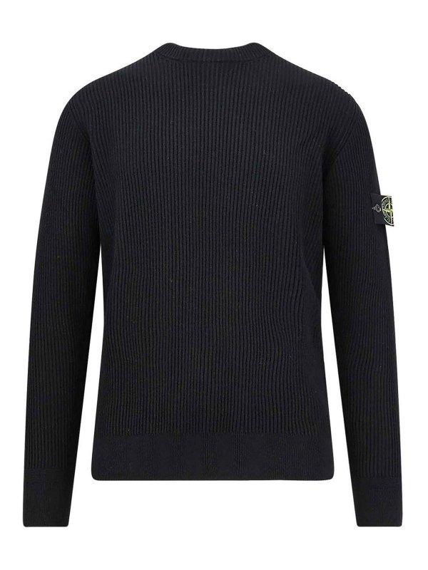 STONE ISLAND: boat necks - Certified virgin wool shirt