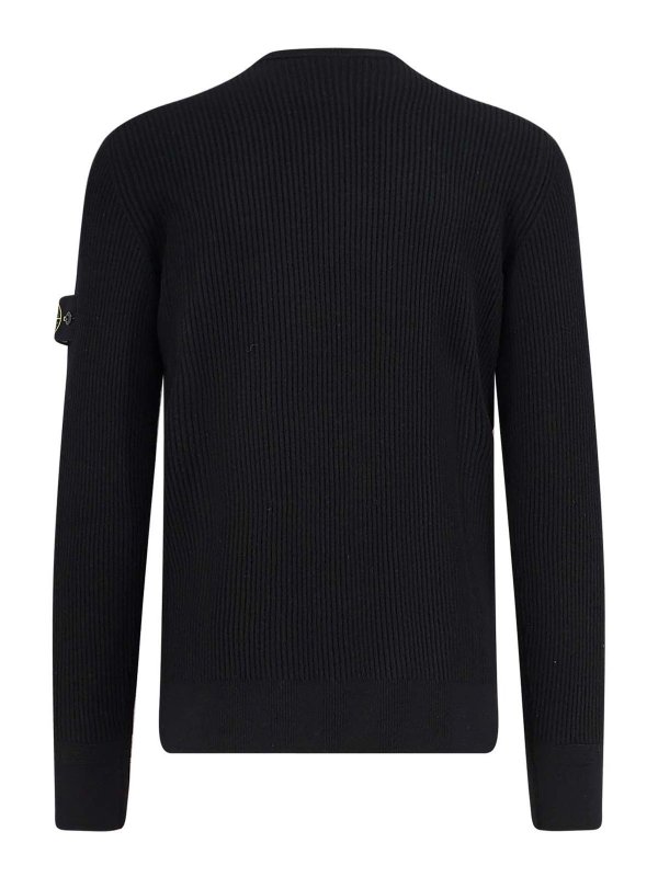 STONE ISLAND: boat necks online - Certified virgin wool shirt