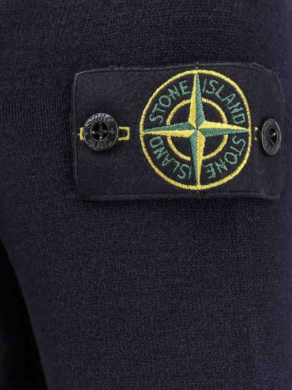 The Best Shops STONE ISLAND: Cardigans - Cardigan - Bleu