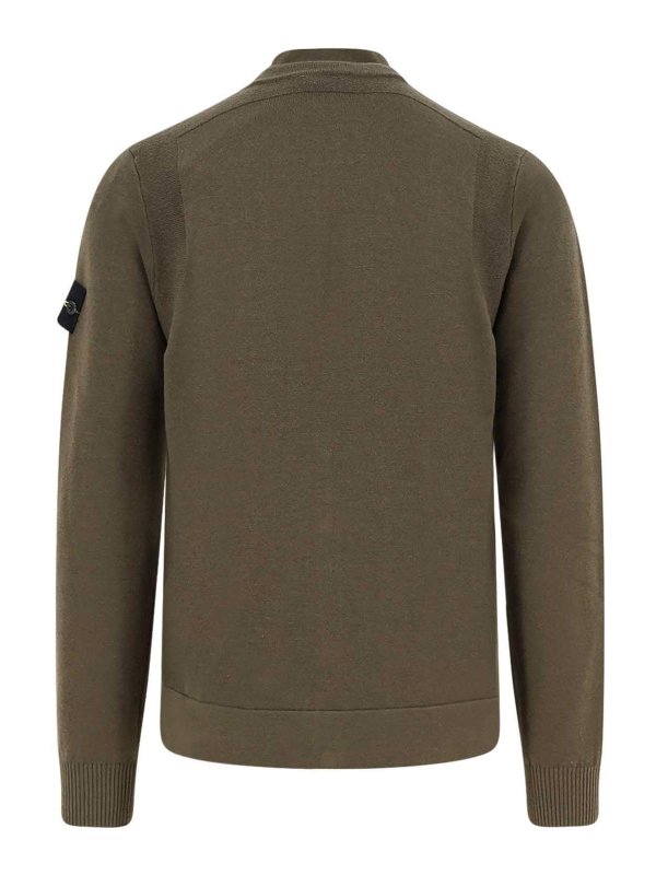 STONE ISLAND: cardigans online - Cardigan in certified virgin wool