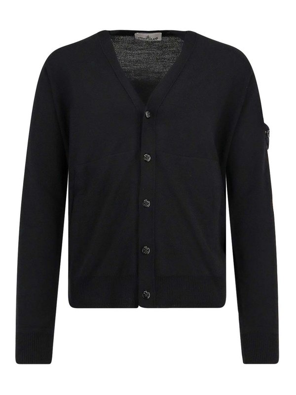 STONE ISLAND: cardigans - Cardigan In Lana Vergine