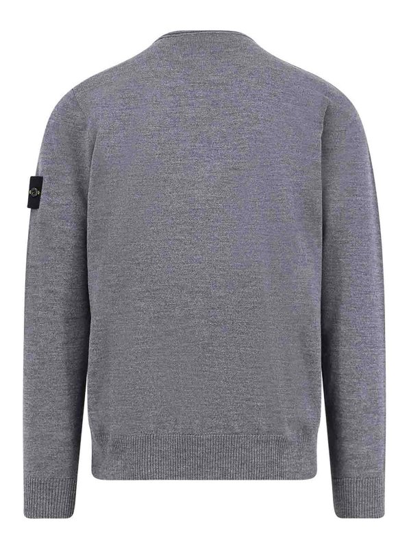 STONE ISLAND: boat necks online - Certified virgin wool shirt