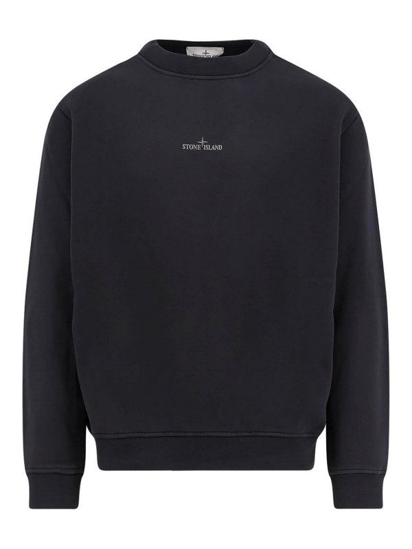 STONE ISLAND: Sweatshirts und Pullover - Sweatshirt - Schwarz