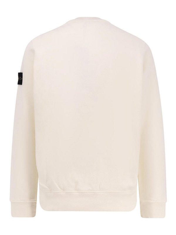STONE ISLAND: Sweatshirts und Pullover online - Sweatshirt - Weiß