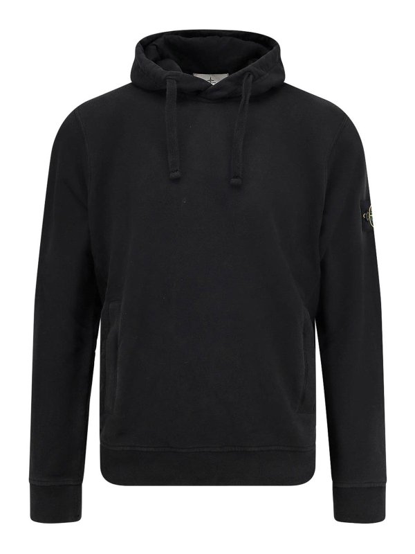 STONE ISLAND: Sweatshirts & Pulls - Sweat-Shirts - Noir