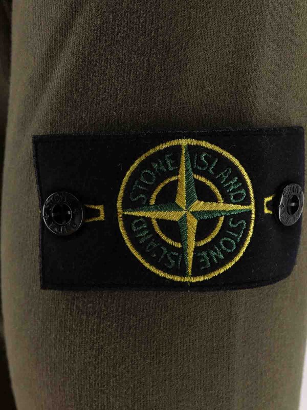 The Best Shops STONE ISLAND: Sweatshirts & Sweaters - Organic cotton sweatshirt with hood