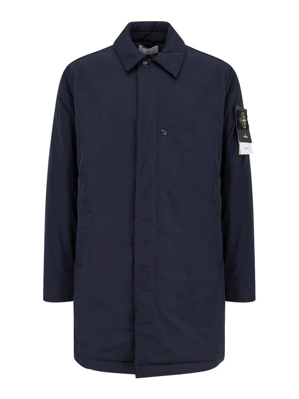 STONE ISLAND: short coats - Cappotto In Nylon Imbottito