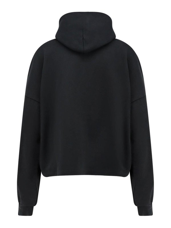 BALENCIAGA: Sweatshirts & Sweaters online - Felpa Cropped In Cotone