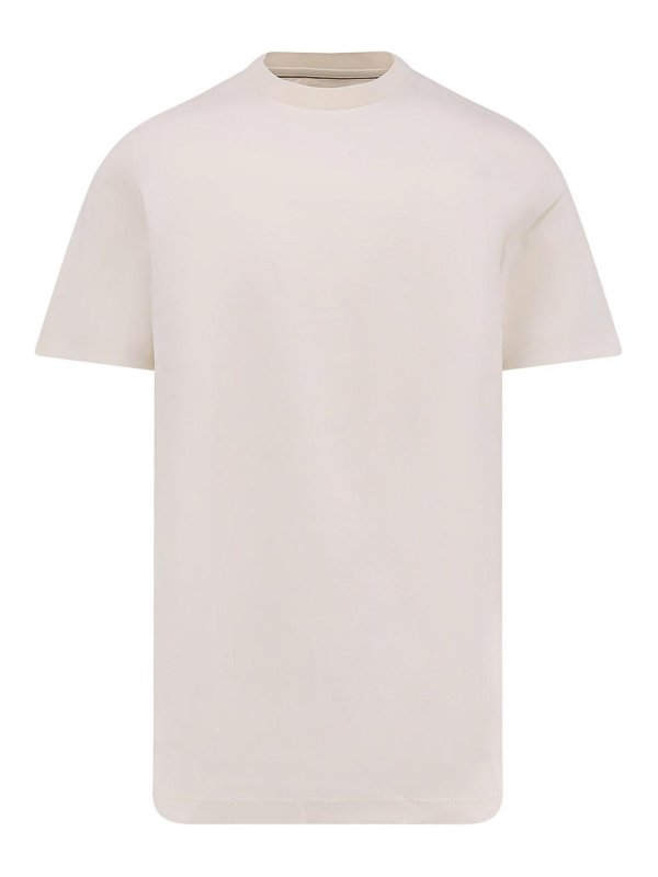 Hugo Boss: t-shirts - T-Shirt In Cotone