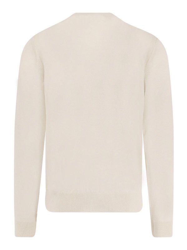 Hugo Boss: Escotes barcos online - Suéter Con Escote Barco - Blanco