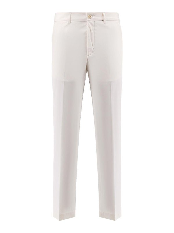 Hugo Boss: casual trousers - Cotton and silk trousers
