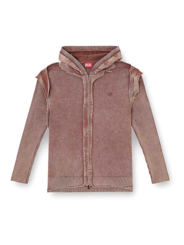 DIESEL: Sweatshirts & Sweaters - K-pelto cotton sweatshirt