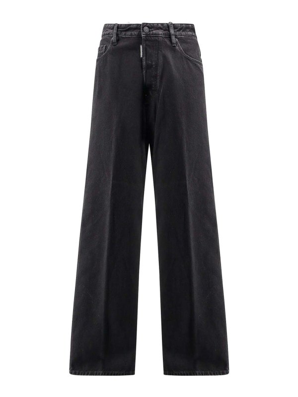 DSQUARED2: Straight Leg Jeans - Straight Leg Jeans - Schwarz