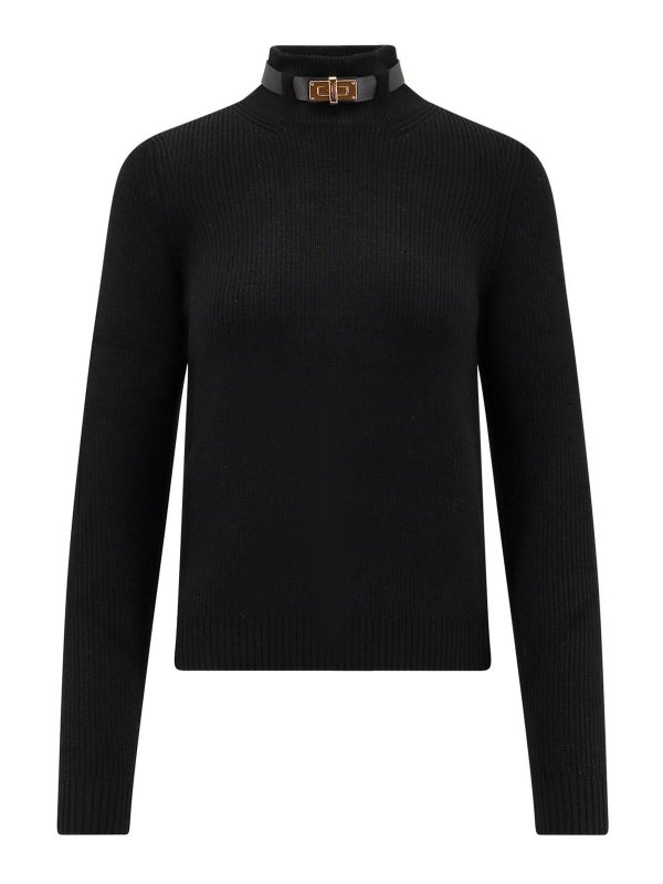 ELISABETTA FRANCHI: boat necks - Wool mixed shirt