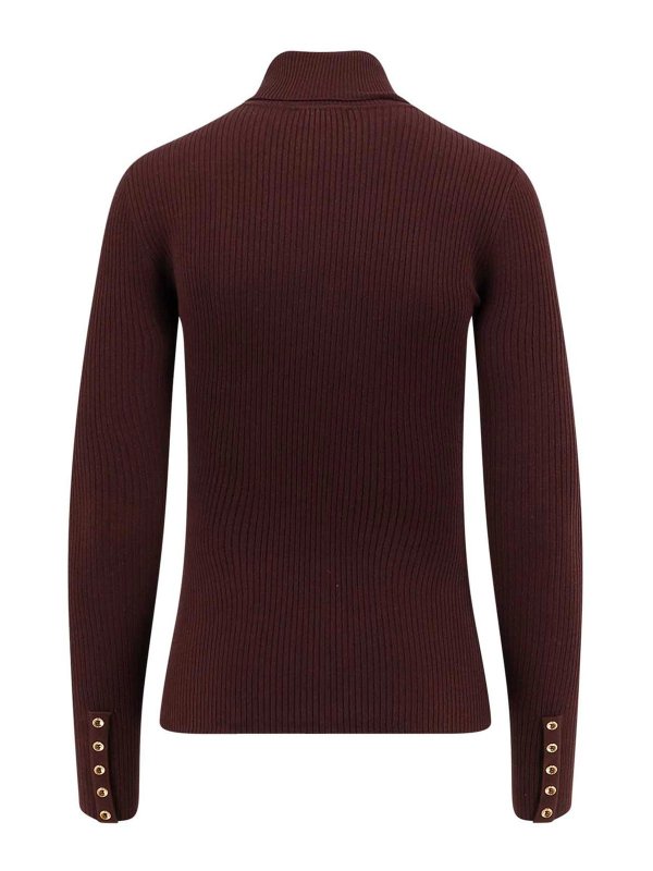 ELISABETTA FRANCHI: Turtlenecks & Polo necks online - Ribbed turtleneck