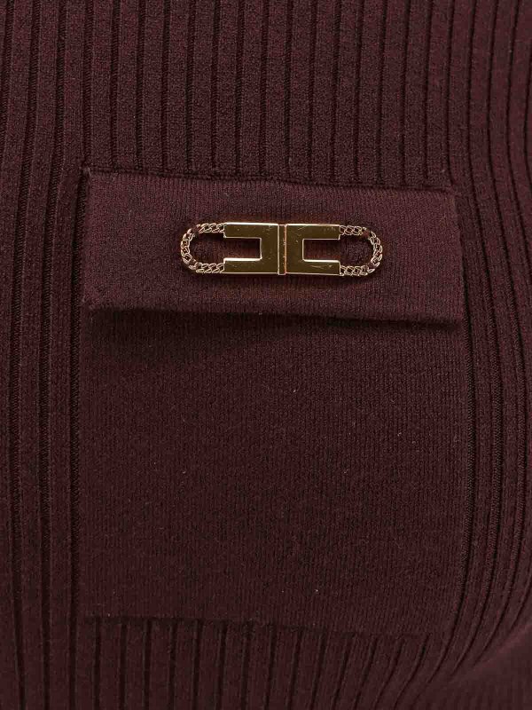 The Best Shops ELISABETTA FRANCHI: Turtlenecks & Polo necks - Ribbed turtleneck