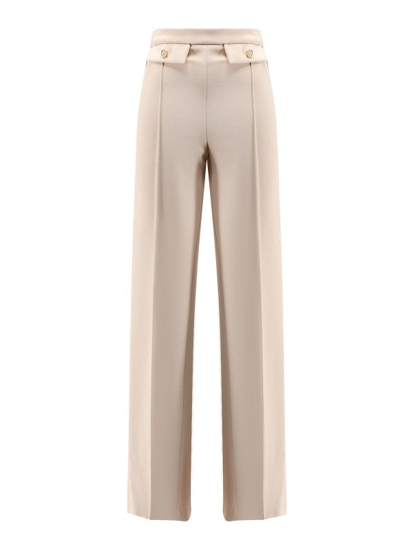 ELISABETTA FRANCHI: casual trousers - Pantaloni In Satin