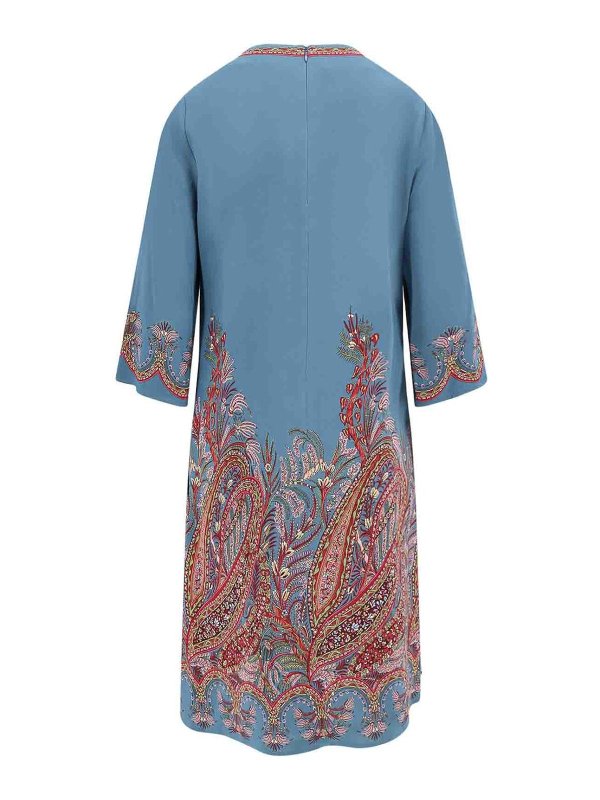 ETRO: maxi dresses online - Stretch viscose dress with iconic printing