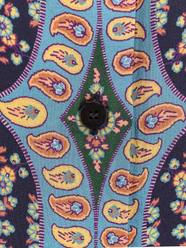 The Best Shops ETRO: shirts - Silk shirt with floral print