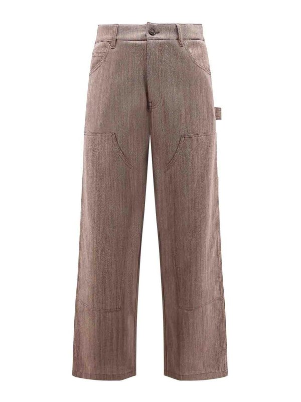 GOLDEN GOOSE: casual trousers - Marley trousers in mixed virgin wool