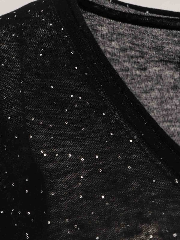 The Best Shops Pinko: Col bateau - Pull Col Bateau - Noir