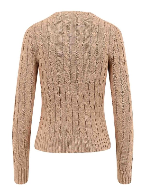 POLO RALPH LAUREN: maglia collo a barchetta online - Maglia In Cotone A Trecce