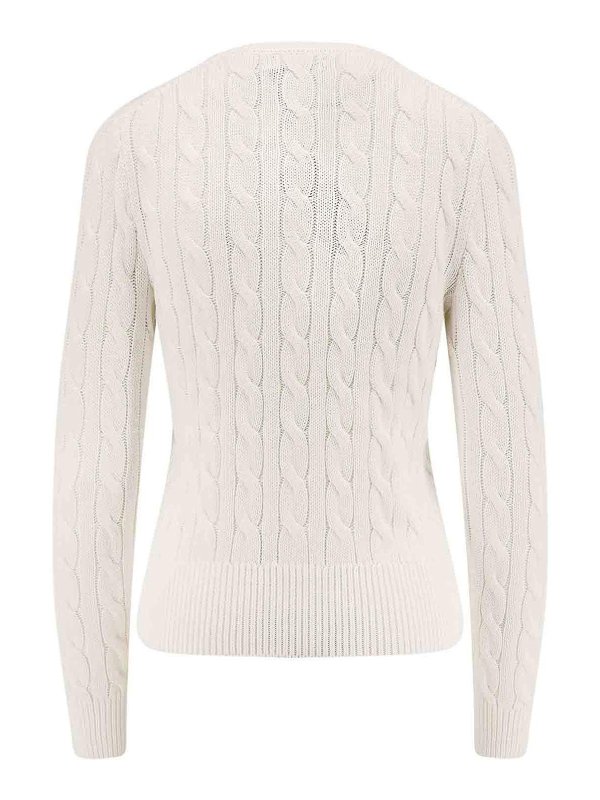 POLO RALPH LAUREN: cardigans online - Cotton cardigan with contrasting logo