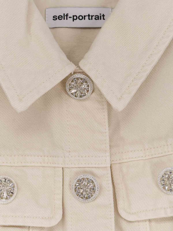 The Best Shops Self Portrait: abiti corti - Vestito Corto in denim