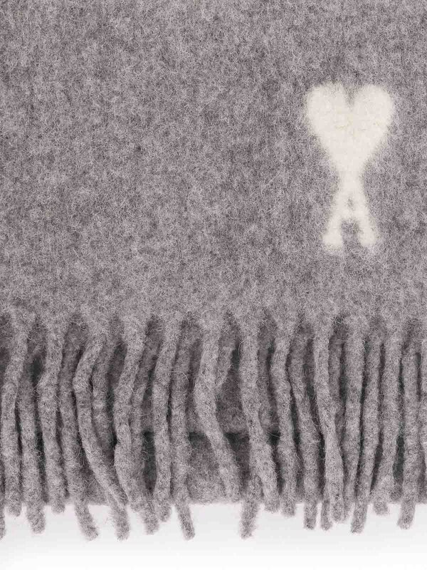 AMI PARIS: Bufandas y pañuelos online - Bufanda - Gris Claro