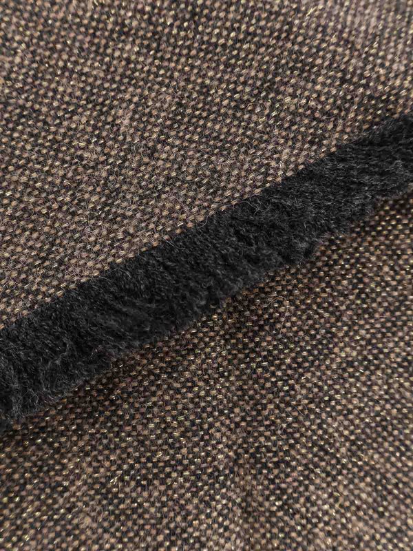 The Best Shops BRUNELLO CUCINELLI: scarves - Cashmere mixed scarf with lurex profiles