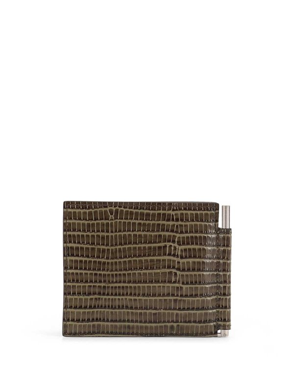 TOM FORD: wallets & purses online - Coconut effect leather wallet