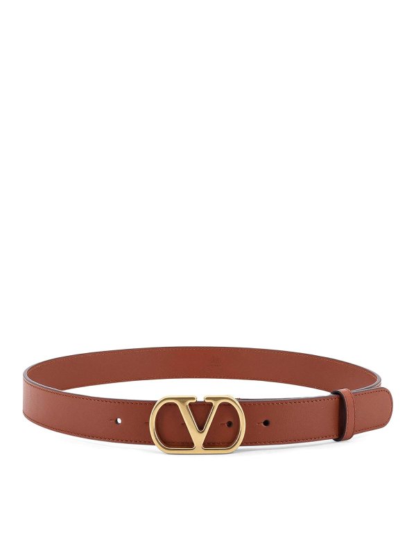 VALENTINO GARAVANI: belts - Cintura Vlogo In Pelle