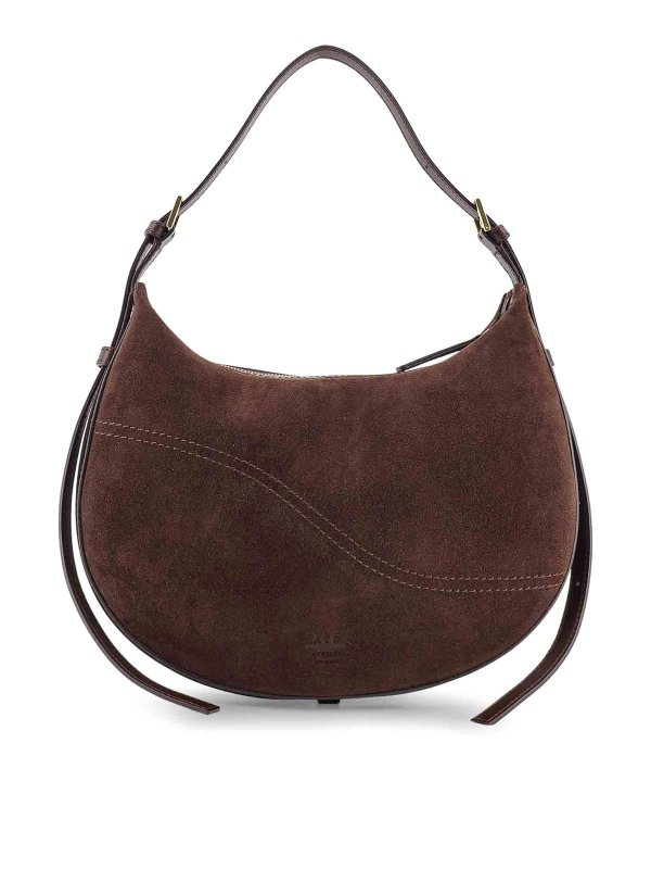 ATP ATELIER: cross body bags - Liveri shoulder bag in suede