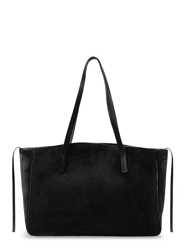 MANU ATELIER: cross body bags online - Shoulder bag XL du Jour in Suede